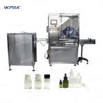 ავტომატური ელექტრონული სიგარეტის თხევადი ზეთის ბოთლის შემავსებლის დამტენი კაპერ მანქანა