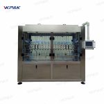 ავტომატური ხაზოვანი თხევადი ქაფიანი შუშის ბოთლების ავსების მანქანა