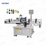 ავტომატური ხაზოვანი სტიკერის შეფუთვა ეტიკეტირების მანქანა ლითონის თუნუქებისთვის