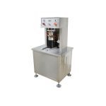 Benchtop ვაკუუმის საფარი მანქანა ნახევრად ავტომატური მინის ბოთლისთვის