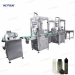 E-Liquid E სიგარეტის ზეთის შემავსებელი საცობი ეტიკეტირების მანქანა