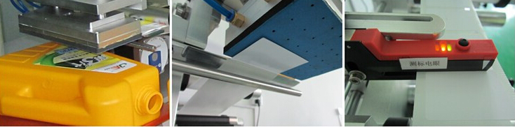 Spout ჩანთები პლასტიკური ჩანთა მარკირების მანქანა ნახევრად ავტომატური ბრტყელი ზედაპირისთვის