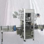 ავტომატური ბოთლის თავსახურები სითბოს შემცირების ყდის მარკირების მანქანა