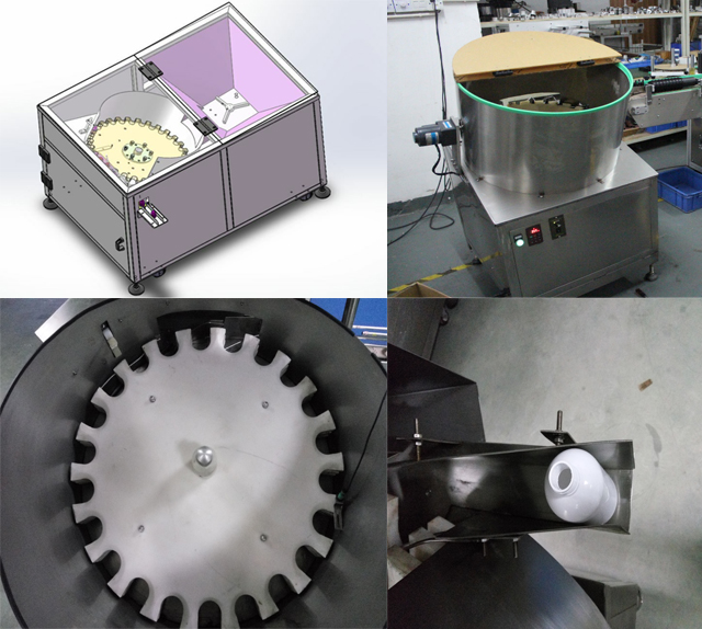 Bottles unscrambler აღჭურვილობა შევსების ხაზი.jpg