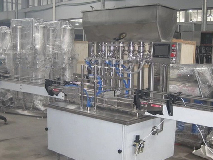 6 filling heads filling machine automatic linear model 6 თავიანი თხევადი შემავსებელი.jpg