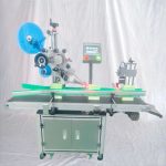 ხაზოვანი პატარა მუყაოს ყუთის კუთხის შესაფუთი სტიკერის მარკირების მანქანა