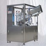 ლოსიონი კოსმეტიკური კრემი ორკამერიანი მილის შევსების დალუქვის მანქანა