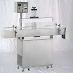 პლასტიკური მინის ბოთლების უწყვეტი ალუმინის ფოლგის ინდუქციური დალუქვის მანქანა