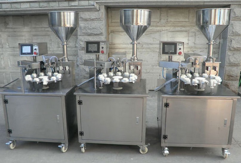 მბრუნავი მილების შევსება ულტრაბგერითი დალუქვის მანქანები ნახევრად ავტომატური