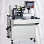 ნახევრად ავტომატური დენის კაბელი საკაბელო მავთულის სტიკერის დროშა ეტიკეტირების მანქანა