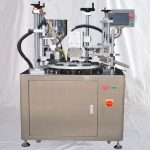 ნახევრად ავტომატური მბრუნავი მილის შევსების მოწყობილობა ულტრაბგერითი კუდის დალუქვით